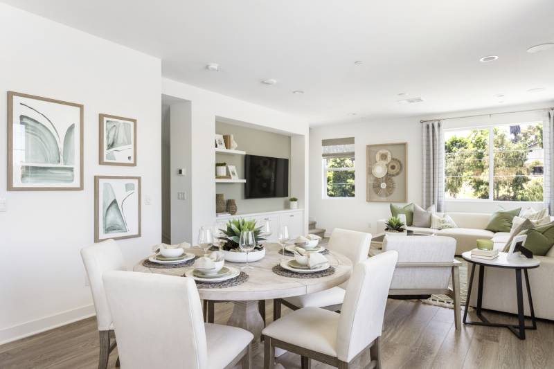 Plan 6 Model Home Dining Nook